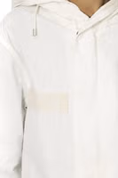 White Cotton Women Parka 4