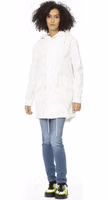White Cotton Women Parka 5