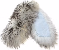 Light Blue Polyester Women Scarf 2