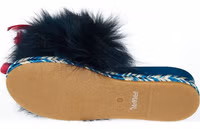 Blue Lamb Leather Women Sandal 5