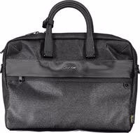 Nero Polyester Men's Briefcase 1