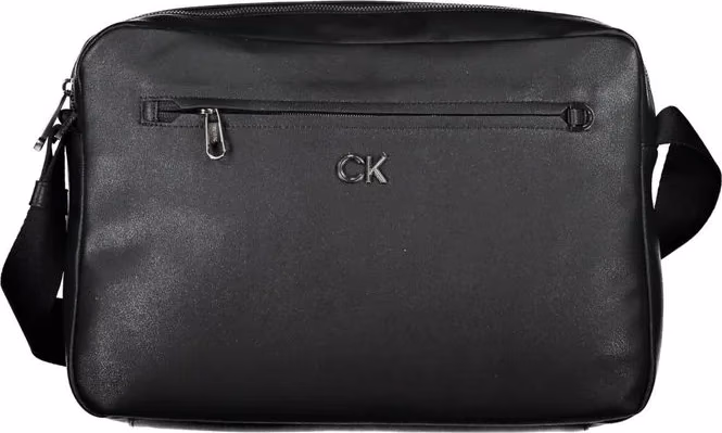Nero Recycled Polyester Men Briefcase