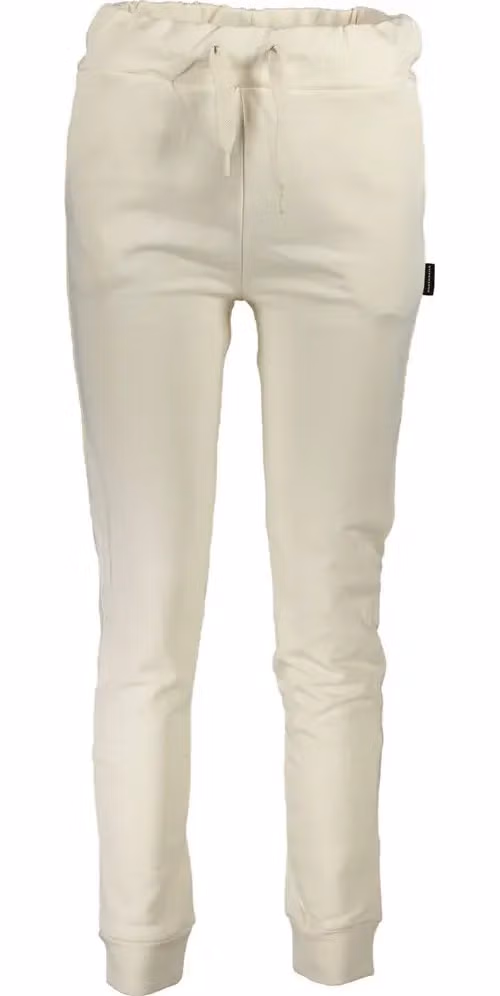 White Cotton Women's Sweatpant