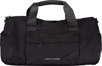 Black Polyester Men's Shoulder Bag 1
