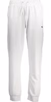 White Cotton Men's Sweatpants 1
