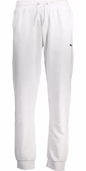 White Cotton Men's Sweatpants
