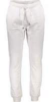 White Cotton Men's Sport Trouser 1