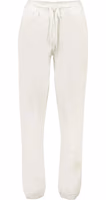 White Cotton Women's Track Pant 1