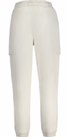 White Cotton Women Sweatpant 2