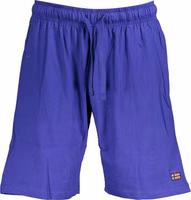 Blue Cotton Men's Bermuda Shorts 1