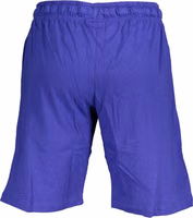 Blue Cotton Men's Bermuda Shorts 2