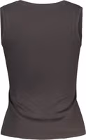 Black Cotton Women Tank Top 2