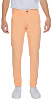 Orange Cotton Chino Pants 1
