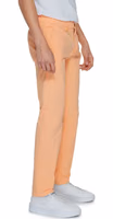 Orange Cotton Chino Pants 4