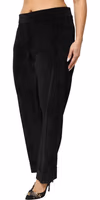 Black High Waist Straight Dress Trouser Pants 2
