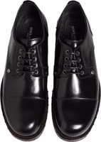 Black Leather Studded Men Formal Derby Shoes 2