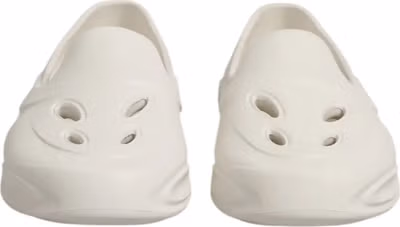 White Rubber Slides Low Top Sneakers Shoes
