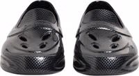 Black Rubber Slides Low Top Sneakers Shoes 1