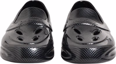 Black Rubber Slides Low Top Sneakers Shoes