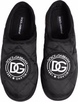 Black Nylon Low Top Slip On Sneaker Shoes 2