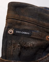 Black Cotton Skinny Tattered Men Denim Jeans 5
