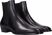 Black Leather Ankle Boots 2