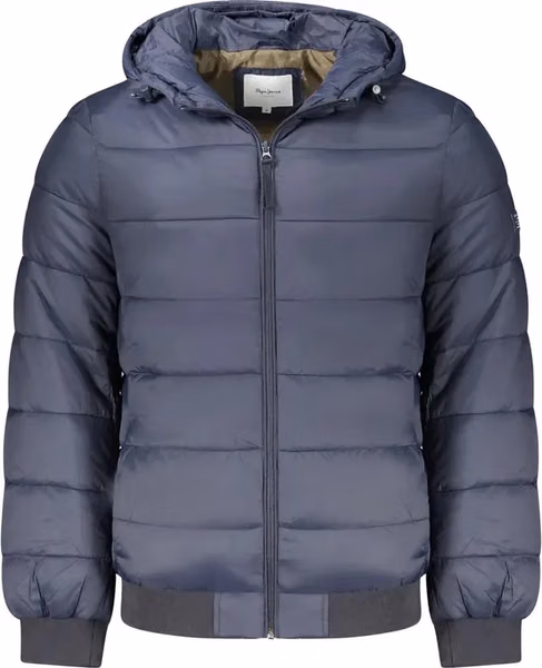 Blue Polyamide Jackets & Coat
