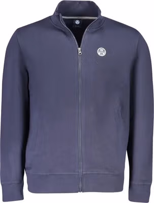 Blue Cotton Men's Sweatshirt