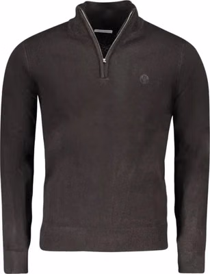 Black Acrylic Men Sweater