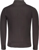 Black Acrylic Men Sweater 2