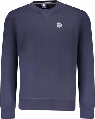 Blue Cotton Men's Sweatshirt
