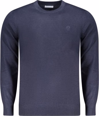 Blue Acrylic Men Sweater