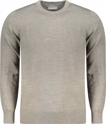 Gray Acrylic Men Sweater
