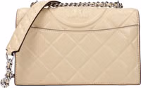 Beige Leather Crossbody Bag 3