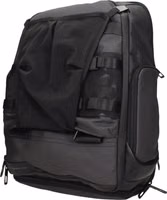 Gray Fabric Backpack 4