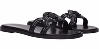 Black Leather Slippers 2
