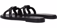 Black Leather Slippers 4