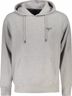 Grigio Cotton Men's Hoodie Sweatshirt