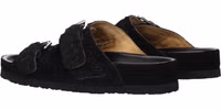 Black Leather Slippers 4