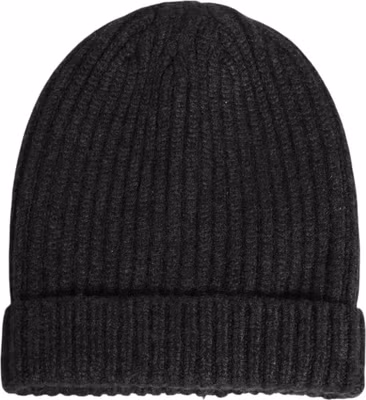 Black Cashmere Knitted Beanie Men Capello Hat