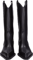 Black Leather High Heel Boots 3