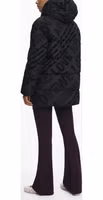 Black Polyester Women Jacket 2