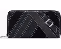Nero Poliuretano Women Wallet 1