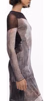 Marrone Polyester Women Dress 3
