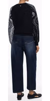 Black Polyester Women Sweater 2