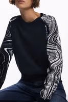 Black Polyester Women Sweater 3