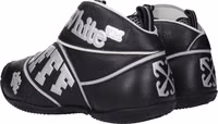Black Leather High Top Sneakers 4