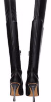 Black Leather Over The Knee 2