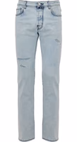 Blue Cotton Skinny Jeans 1
