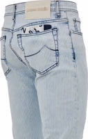 Blue Cotton Skinny Jeans 3